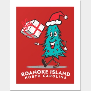 Roanoke Island, NC Vacationing Christmas Tree Posters and Art